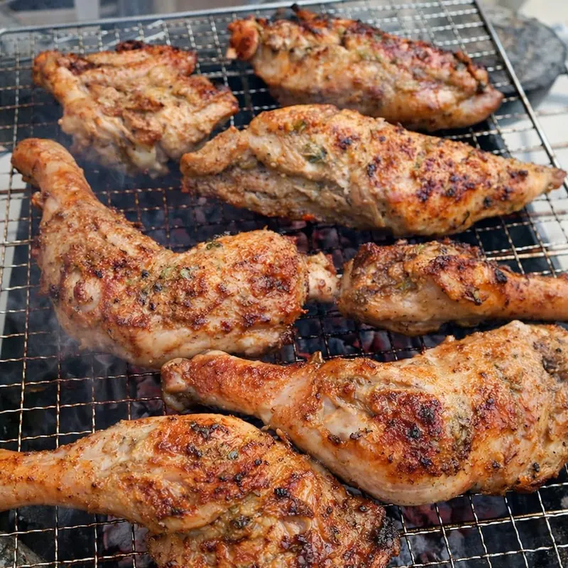 Poulet braisé