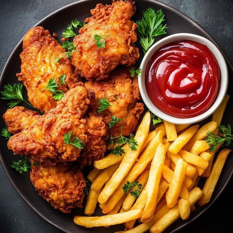 Poulet pané