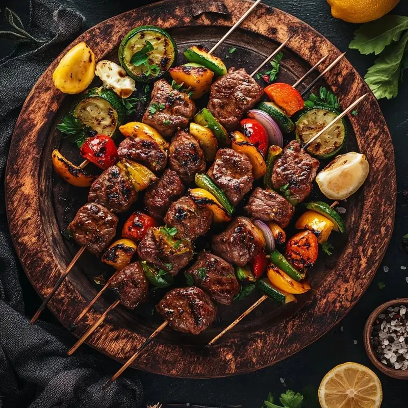 Brochettes de bœuf