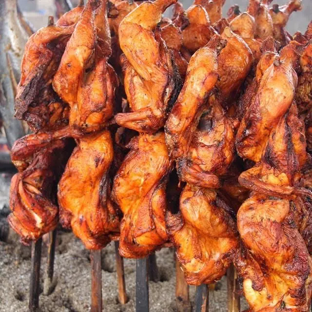 Poulet piqué
